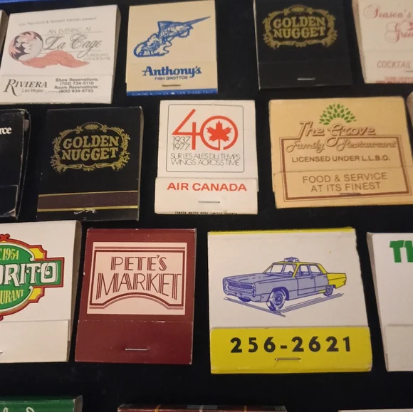 Assorted Matchbook Collection - Multicolor Designs - Picture 3 of 10